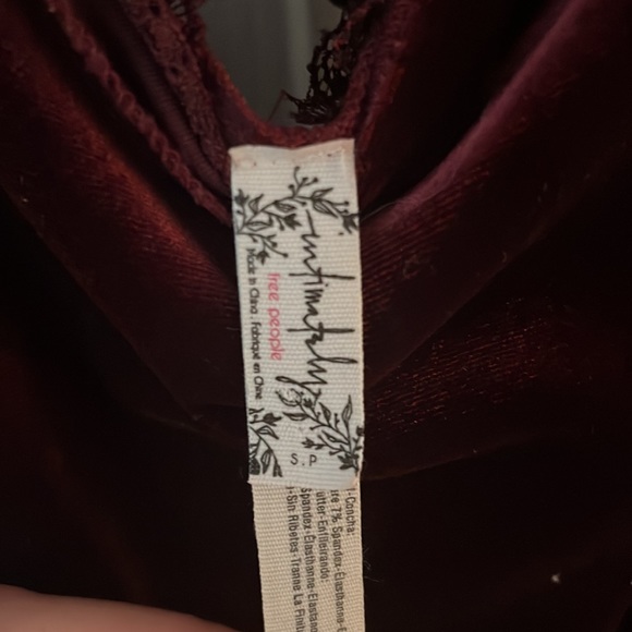 Free people velvet mini dress - Picture 2 of 4